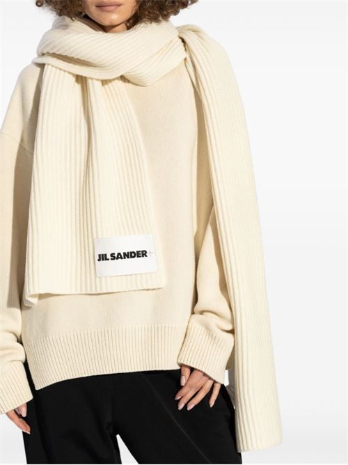 Scarf with logo JIL SANDER | J40ZZ0152J14737106